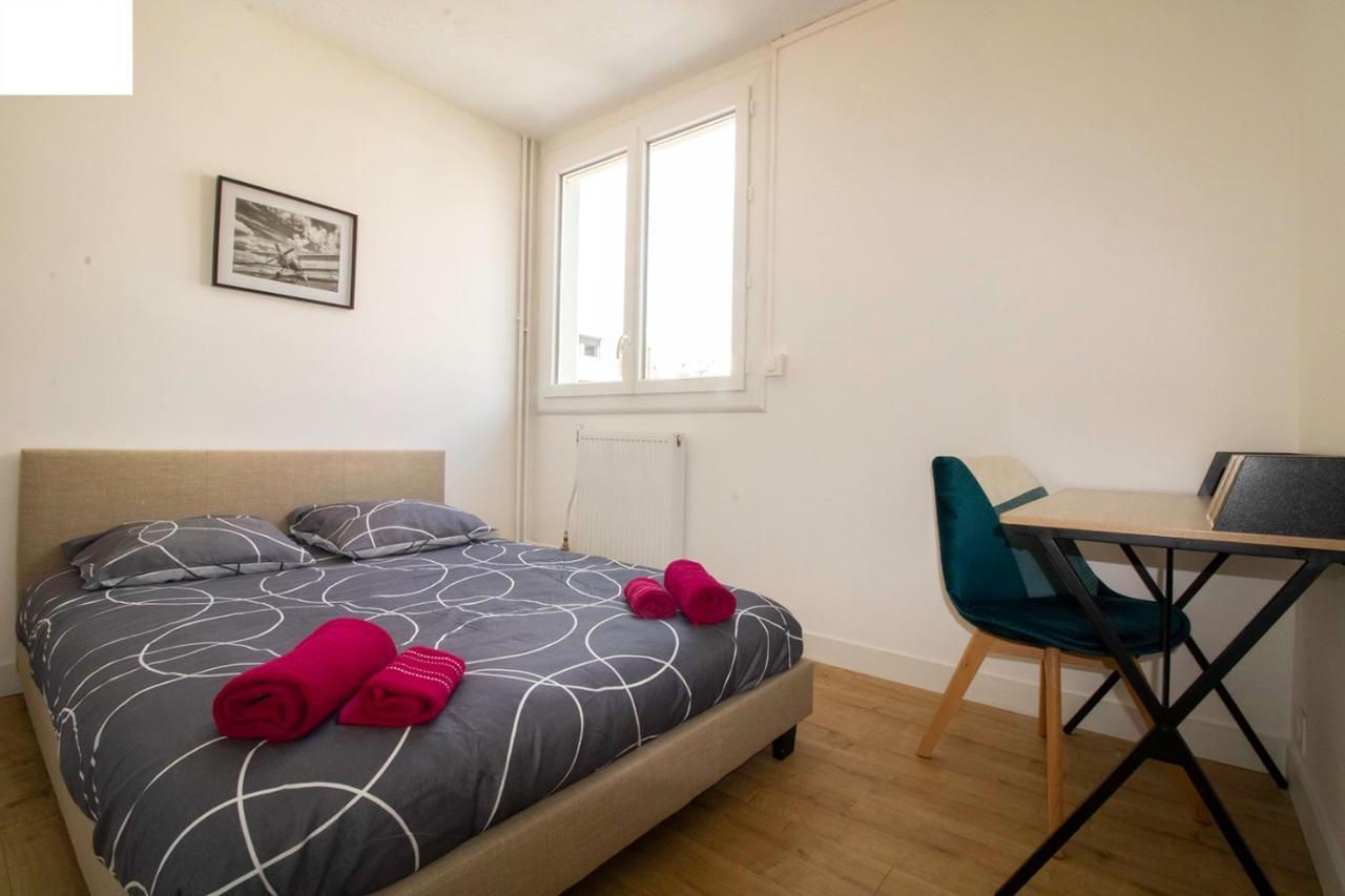 005- Appartement 6 Chambres, Tramway, Parking,Clim Montpellier Dış mekan fotoğraf
